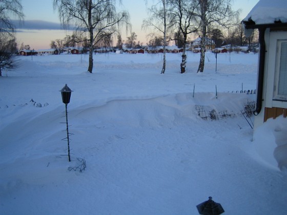 Granudden 
Kameran till höger var full av snö, inte undra på att den inte fungerar...