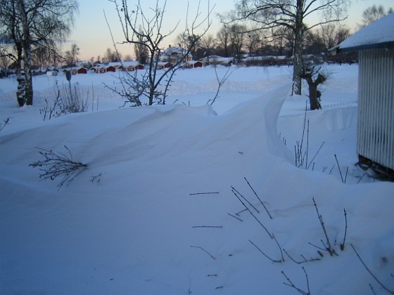 Granudden 
Även grannen har gott om snö!