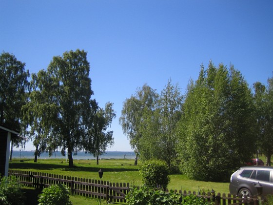 Utsikt 
Vacker utsikt mot Kalmarsund och Granuddens Badplats.