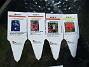 Nyplantering  
Praktriddarsporre: Delphinium pacific 'King Arthur'

Praktriddarsporre: Delphinium pacific 'Astolat'

Flerårig Stockros: Alcea Ficifolia

Brinnande kärlek: Lychnis Chalcedonica  
2025-05-12 IMG_0002